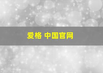 爱格 中国官网